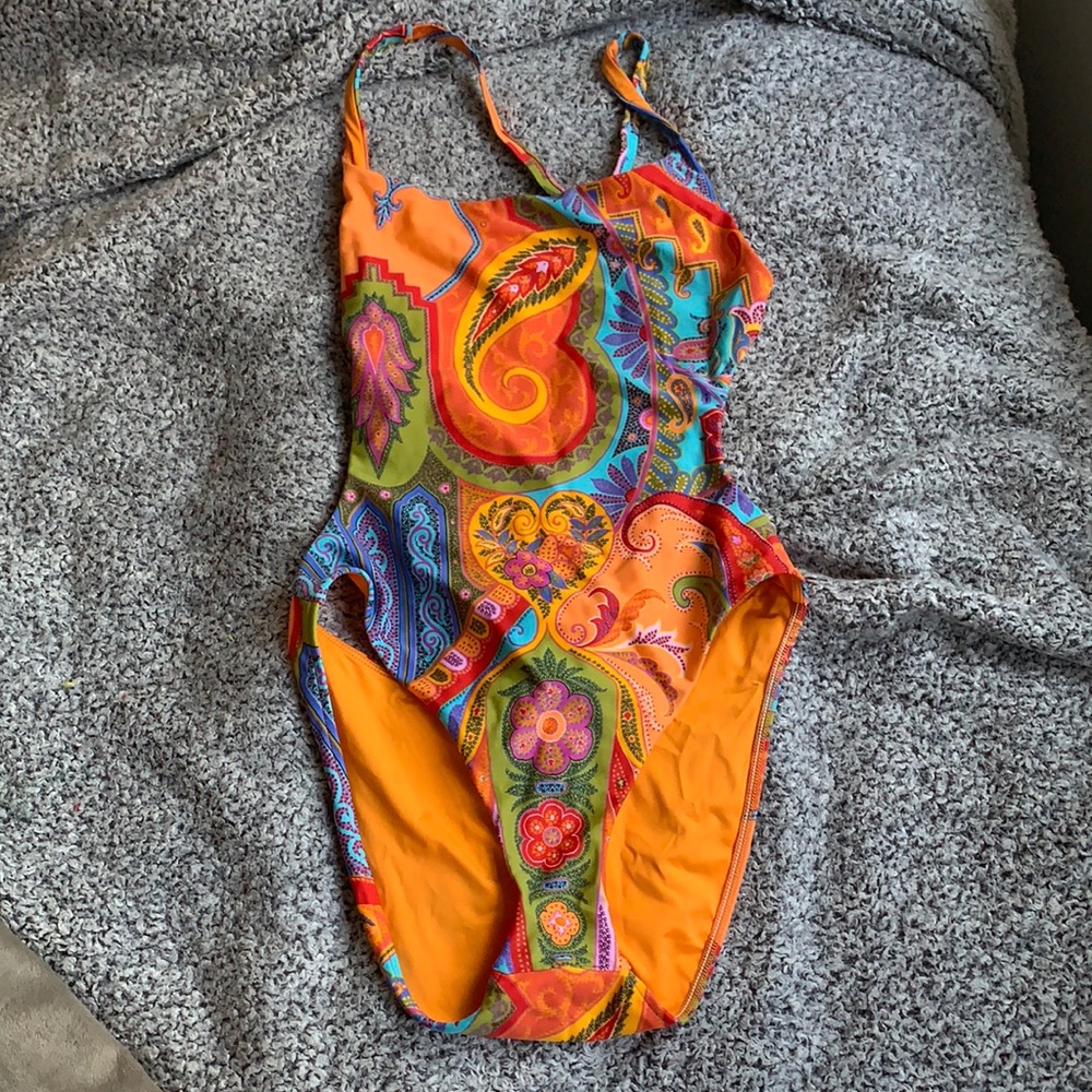 Ralph Lauren collection paisley bathing suit